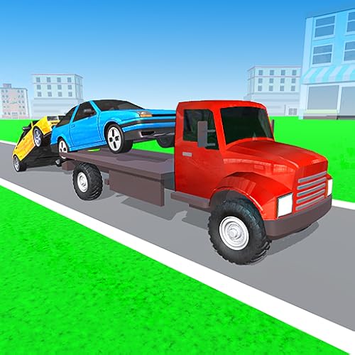 Tow & Go Rush: Car Towing Cargo Truck Driver Race Game