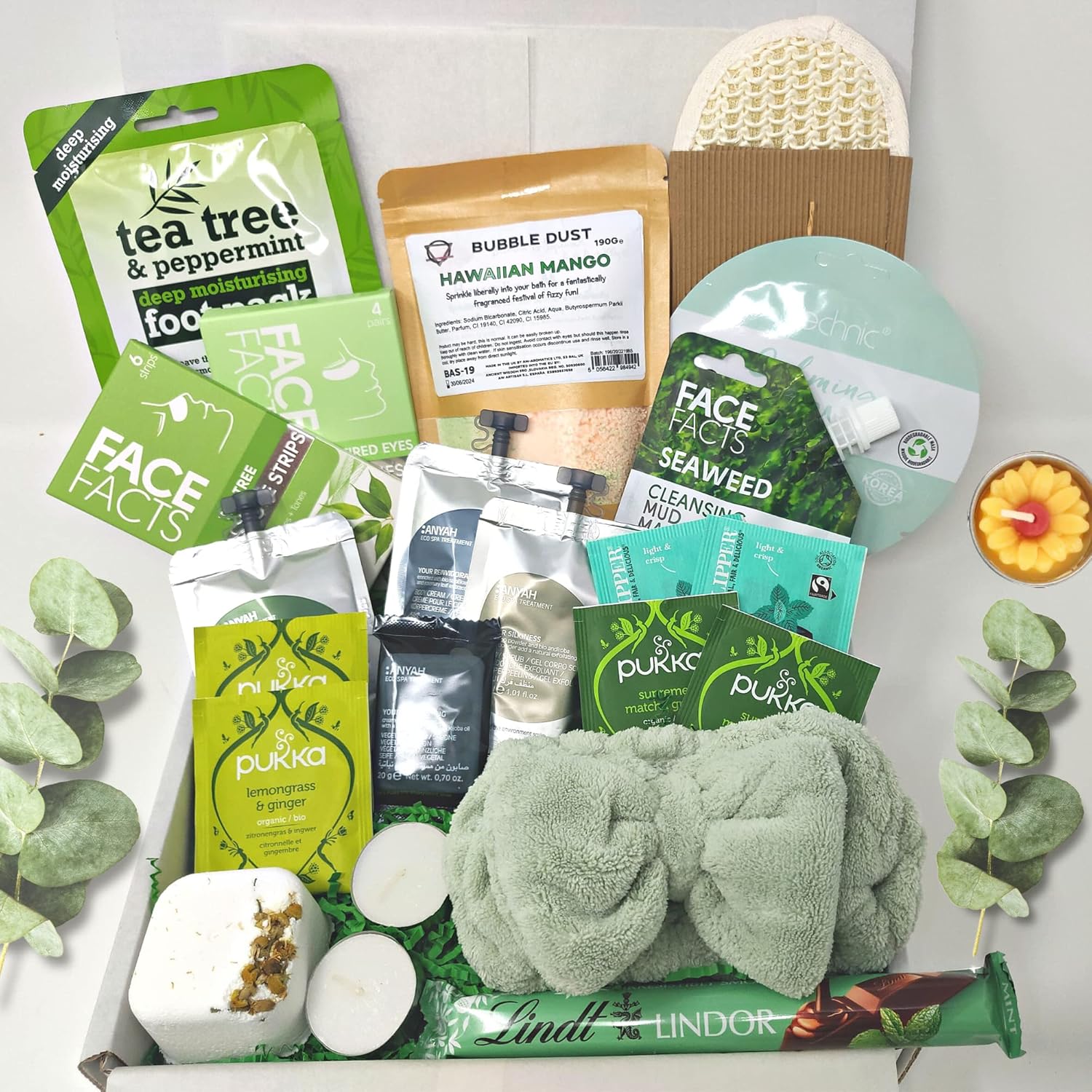 PAMPER ISLAND DELUXE SPA DAY Self Care Gift Box, Spa Gift Box, Birthday