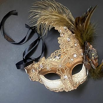 Amazon.com: MasqStudio Brocade Lace Masquerade Ball Mask