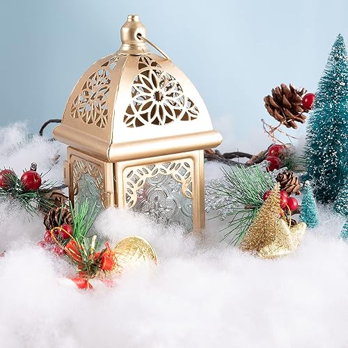 Miniatura 2 de Biggun Decoración de nieve falsa de Navidad, manta de nieve artificial de 20 onzas, decoración de nieve falsa de Navidad, esponjosa, fibra de nieve