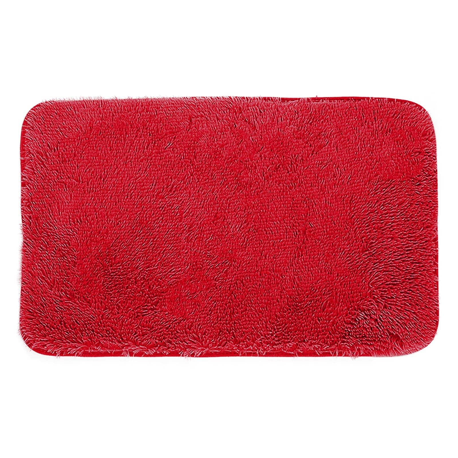 Bathroom Rugs Soft Short Plush Bath Mat Super Absorbent Chenille Bathroom Rug for Bathroom Non Slip Washable Bath