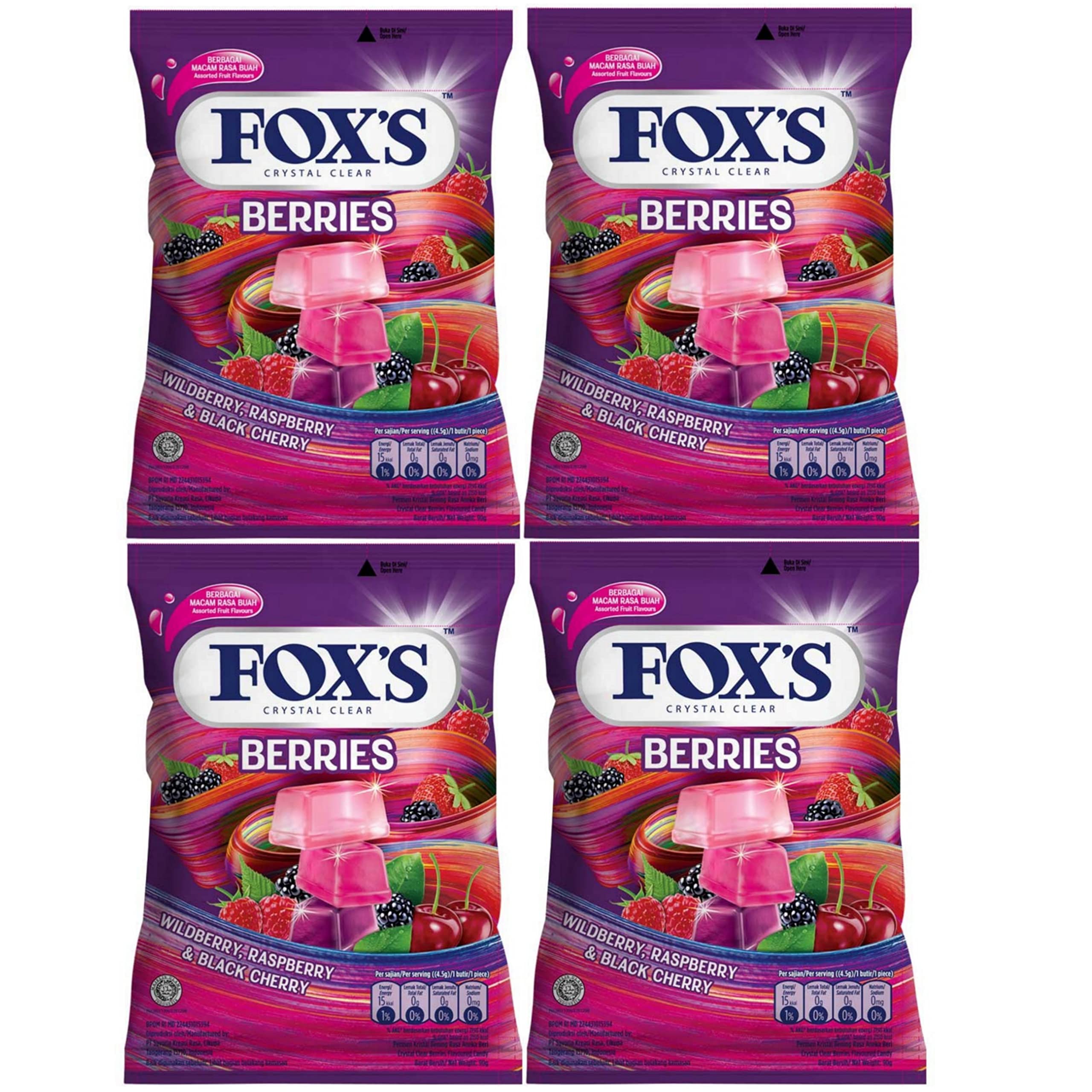 Berries Candy (90Gms- Pack Of 4), Fruit