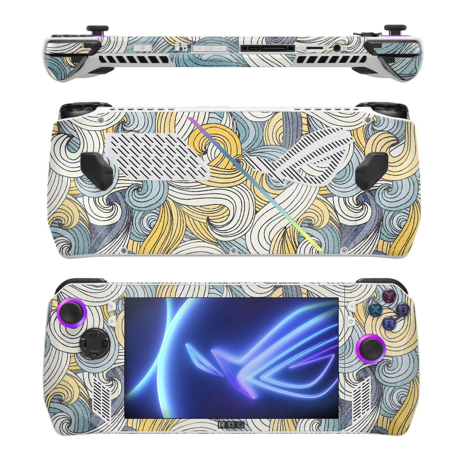 MightySkins Skin Compatible with Asus ROG Ally - Puppy Fall | Protective, Durable, and Unique Vinyl Decal wrap Cover | Easy to Apply, Remove, and Change Styles