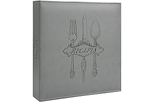 COFICE Leather Recipe Book: Preserve Culinary Creations Elegantly