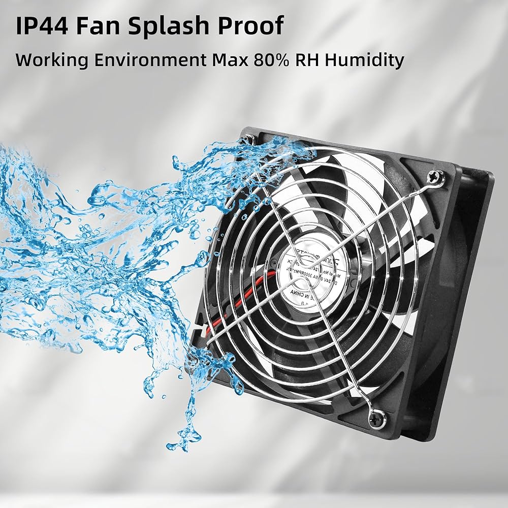 Amazon.com: 24V DC 120mm 4.72inch High-Speed Moisture-Proof