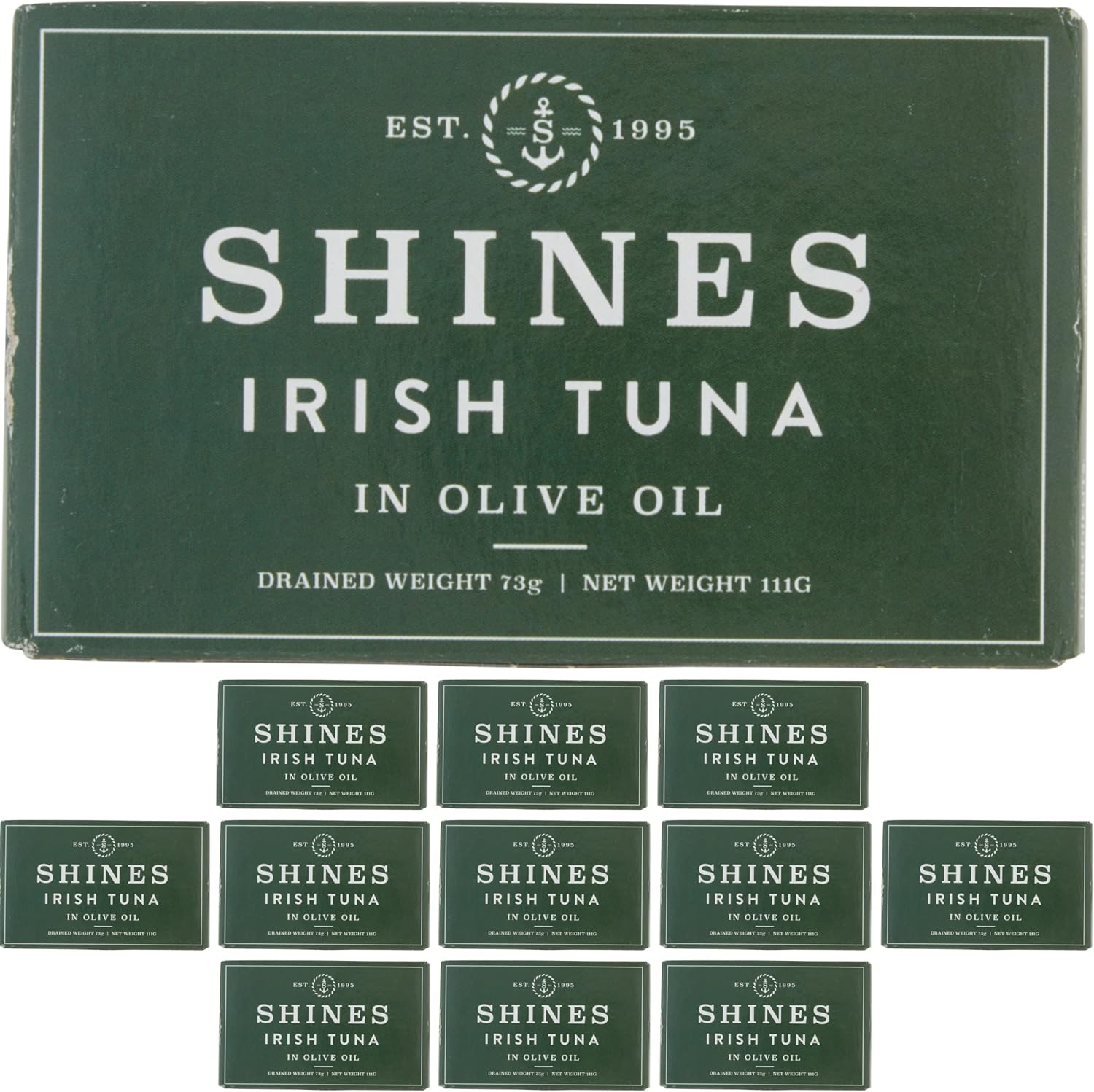 Shines Wild Irish Albacore Tinned Tuna in Olive Oil Low Carb & High