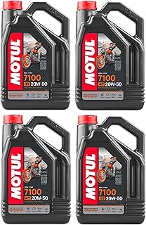 RS Motul 7100 4T 20W50 Vollsynthetisches Ester Motorenöl, 16 Liter