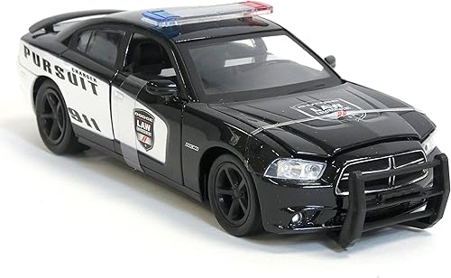 Nuevo Ray Dodge Charger Pursuit Carro de policía fundido a troquel escala 1/24