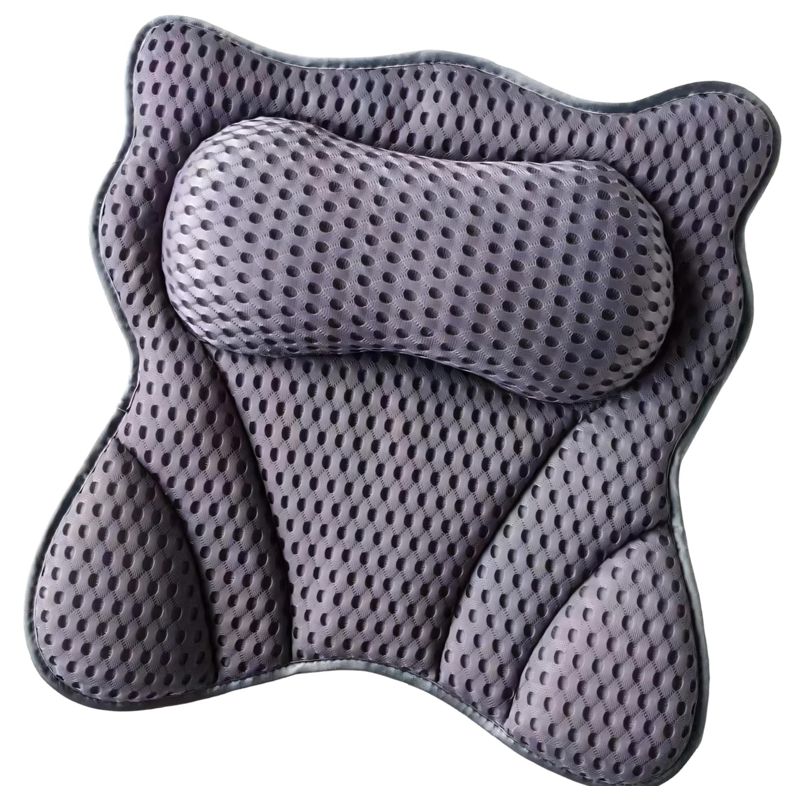 BWANGIAO Bath Pillow Featuring Breathable Backing And Secure Suction Cups For Soaking Tub Leisure