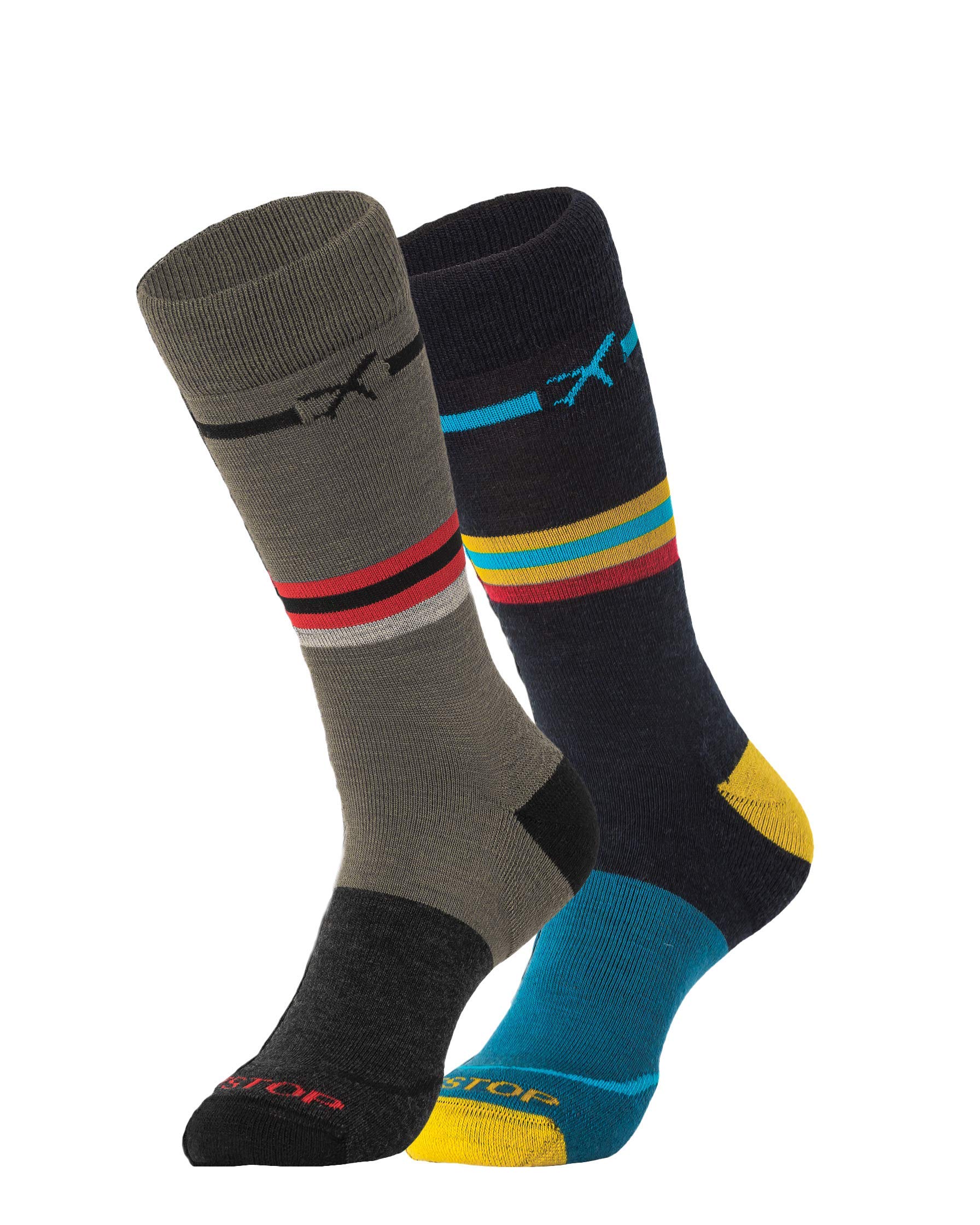 Merino Wool Calf Travel Sock Bundle - Size M