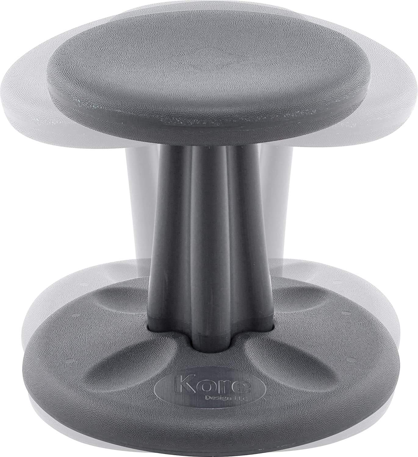 Kore Kids Preschool Wobble Chair - Flexible Seating Stool For Classroom  Preschool  Kindergarten & Elementary School - Age 4-5 Yrs  Grey (12In)