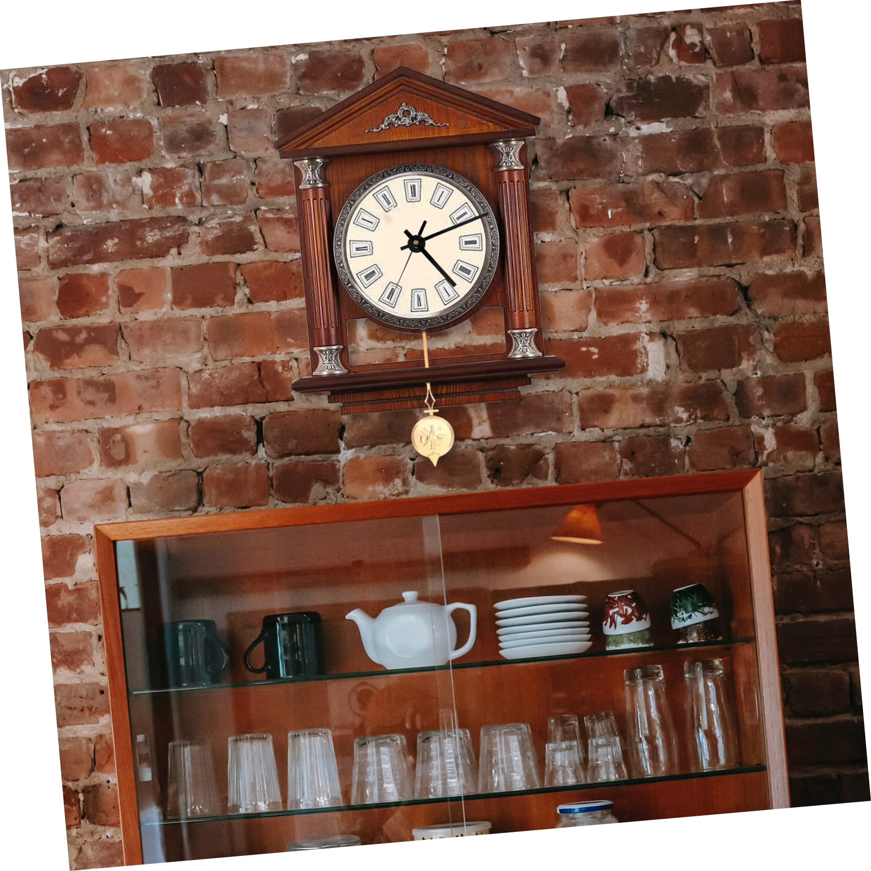 Horloge Murale Ronde 22 Cm - Noire - Décorative - Fête Des Pères - Neuf 2025