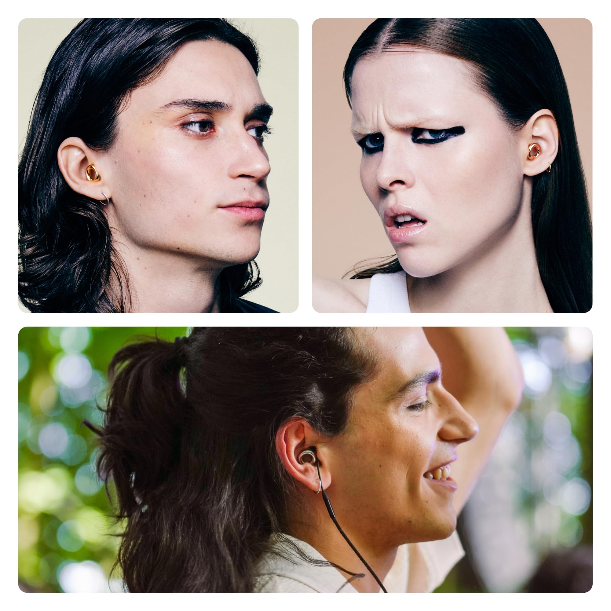 Loop Earplugs, coffret Experience Link – Lot de 2x Experience 2 + Link | Bouchons d’oreille réutilisables pour la sensibilité au bruit, les concerts, spectacles, festivals