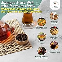 Vista 5 de Clavo entero orgánico prémium de 5.3 onzas (5.29 oz), grado seleccionado a mano, procedente de una granja orgánica certificada por USDA en Sri Lanka