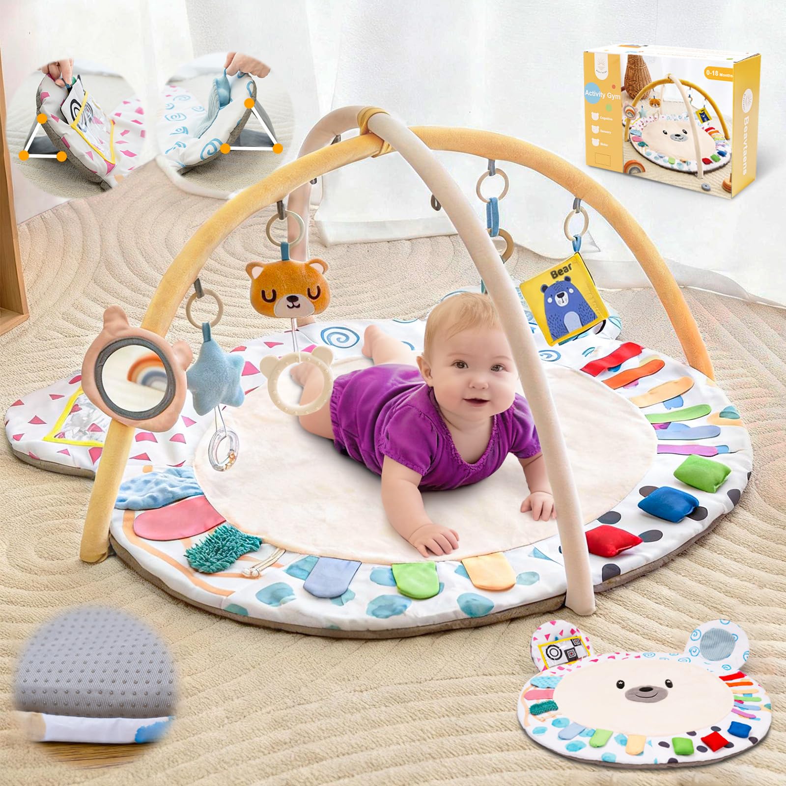Photo 1 of Beavtaens Extra Large Baby Play Gym Activity Mat