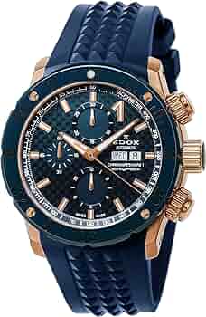 EDOX クロノオフショア1 01122-37RBU35-BUIR 青文字盤 Amazon | エドックス クロノオフショア1クロノグラフ