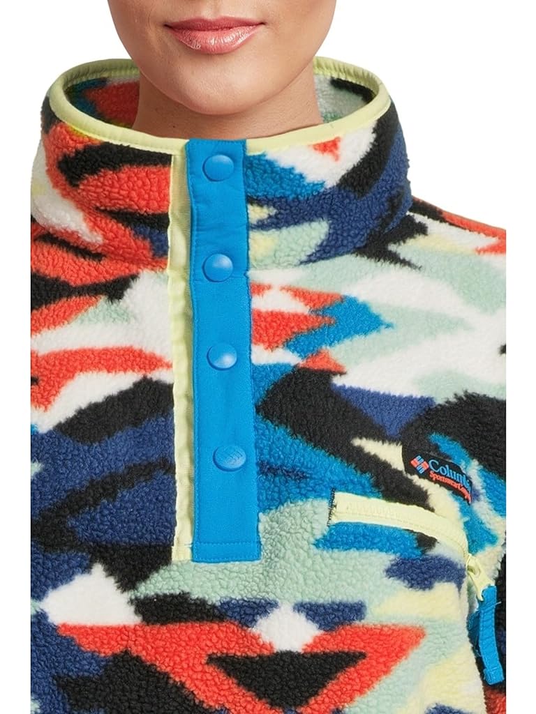 Multi Columbia Helvetia™ II Printed Cropped Half Snap