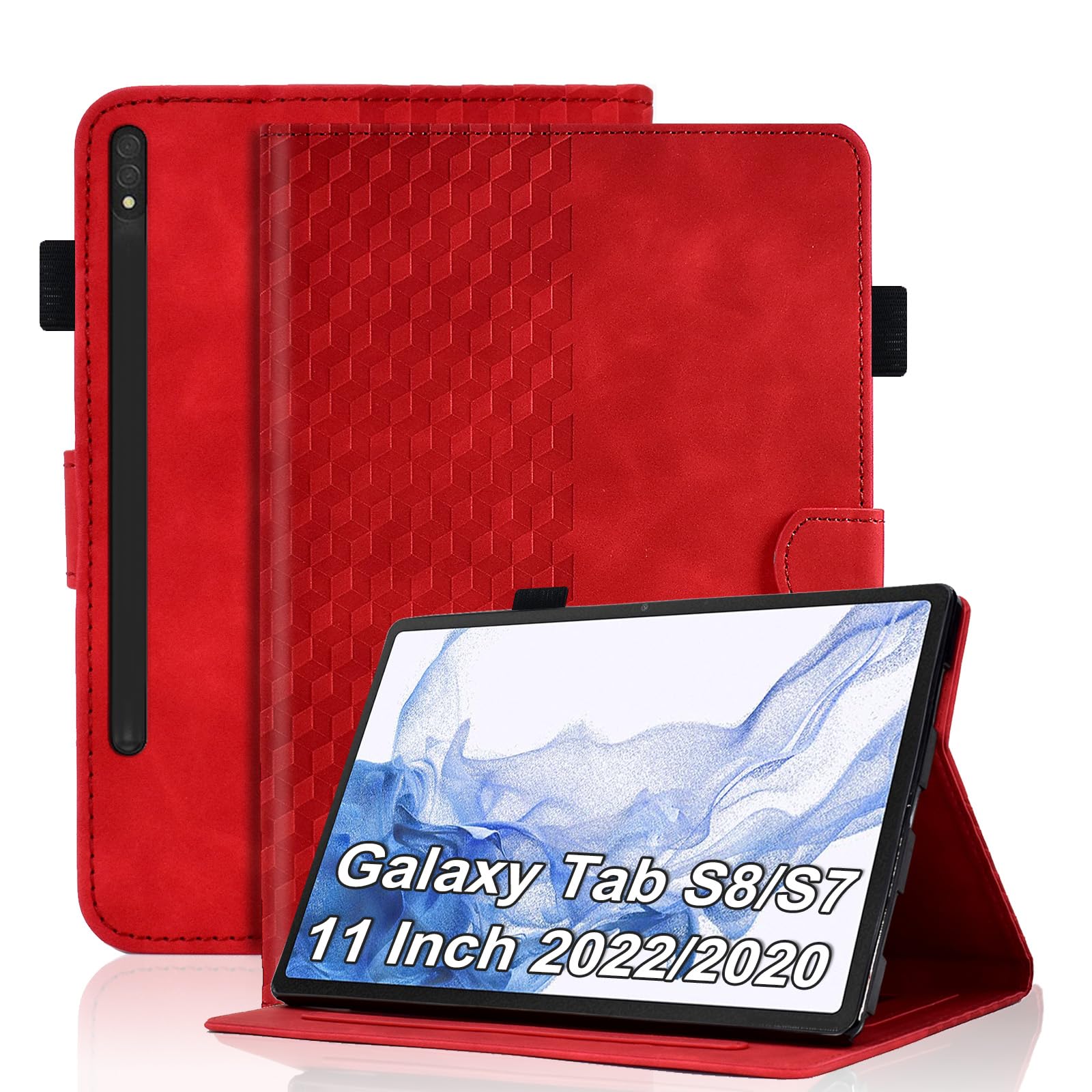 Case for Honor Pad X8a 11 Inch Tablet 2024 Protective Case Premium Leather Folio Smart Case with Auto Sleep/Wake Pen Holder Card Slot for Honor Pad X8a- Dark Green — view 113