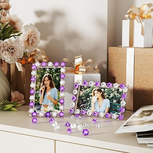 Vista 48 de Babenest - Relleno de jarrón de gemas falsas de diamantes acrílicos, 240 piezas de diamantes de imitación de 3/4 pulgadas, joyas de cristal