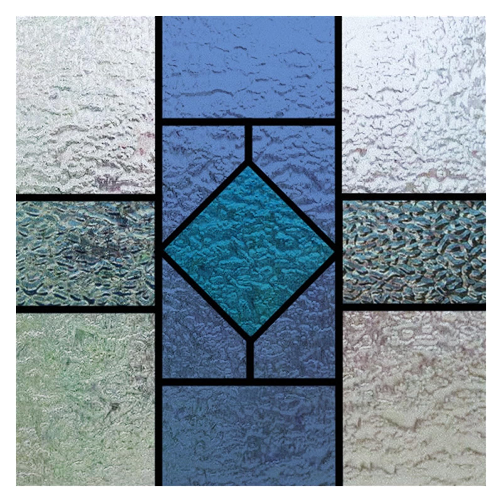 Vinilo Ventana Película de vidriera esmerilada for privacidad, Pegatinas Adhesivas estáticas Mate, Ducha, Cocina, Oficina, decoración del hogar para la Oficina(24,Custom Contact us)