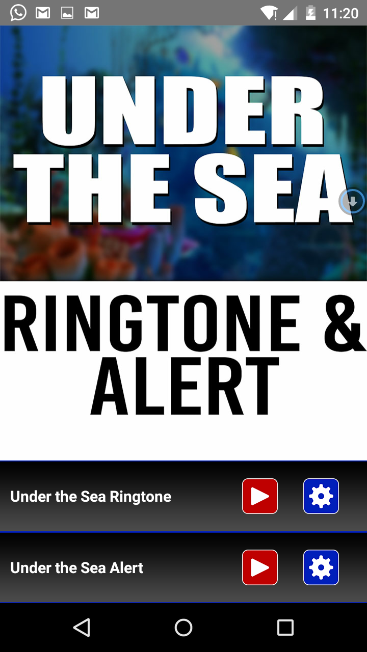 Under the Sea Ringtone & Alert App on the Amazon Appstore