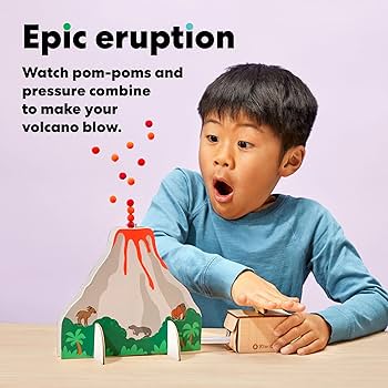 Amazon.com: KiwiCo Volcano Science Kit for Kids Ages 5–8 – STEM Amazon.com: KiwiCo Volcano Science Kit for Kids Ages 5–8 – STEM