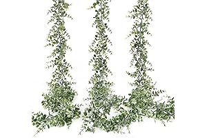 Whonline 17ft Artificial Eucalyptus Garland