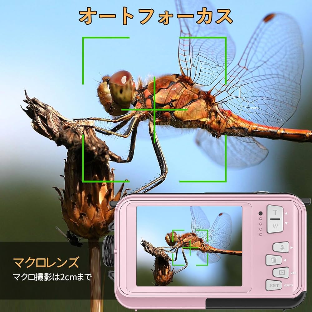 enica sx 水中カメラ 稀少 Amazon | 水中カメラ 2.7K動画 56MP 写真 デジカメ 16倍