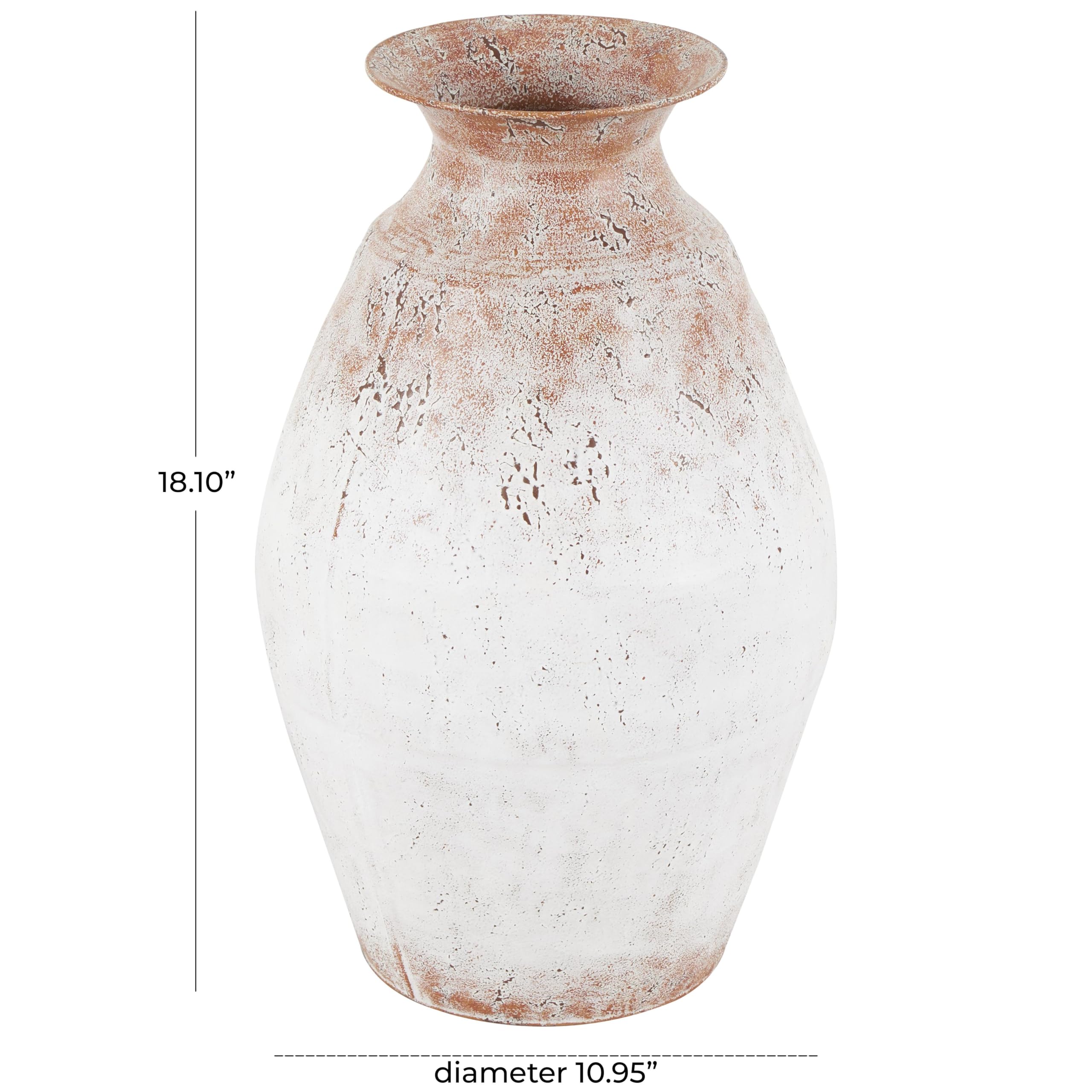 Amazon.com: Deco 79 Metal Decorative Vase Distressed Textured