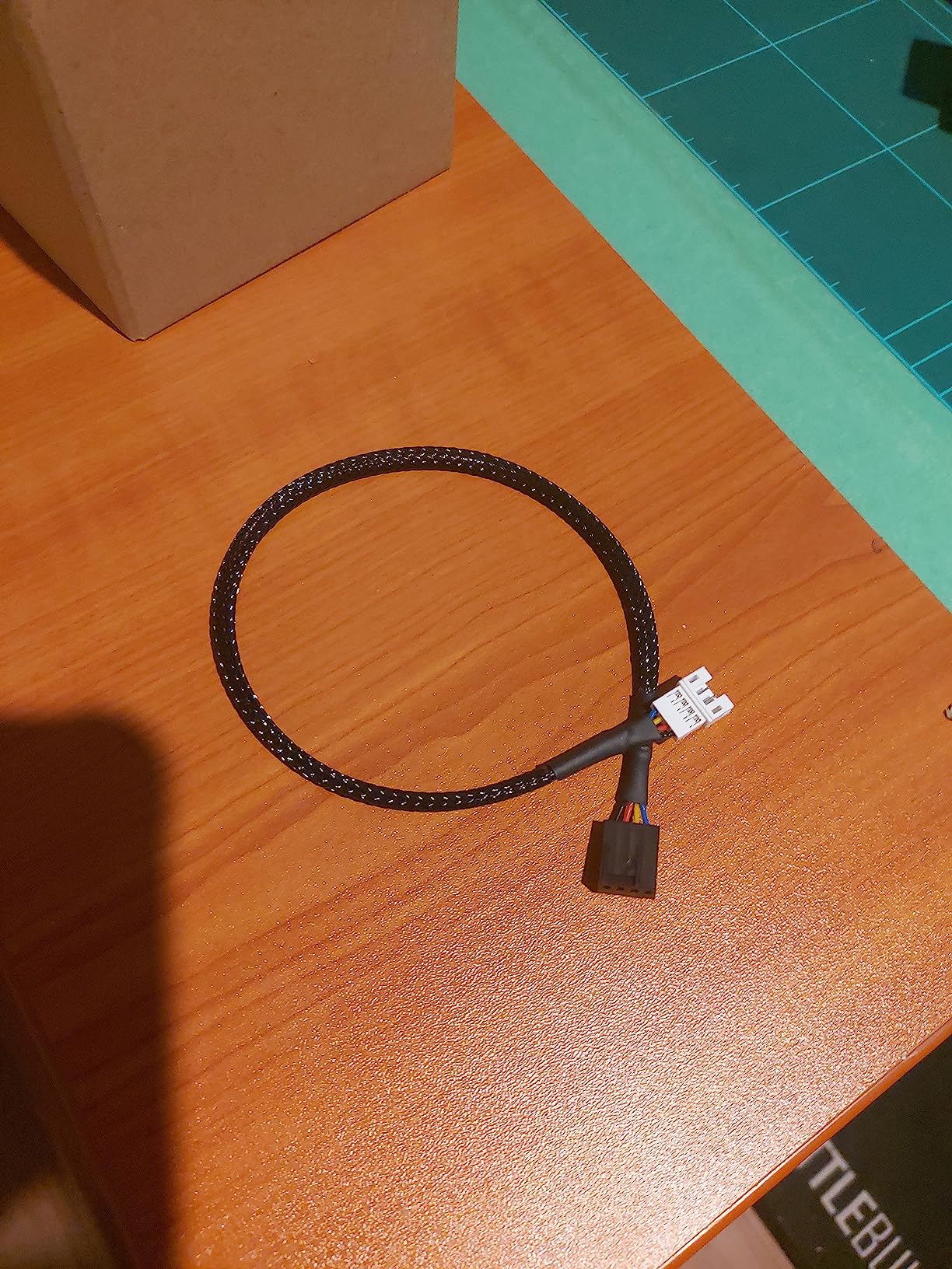 CRJ Micro 4-Pin GPU Fan Header Adapter Cable - 12-inch (30cm), Black ...