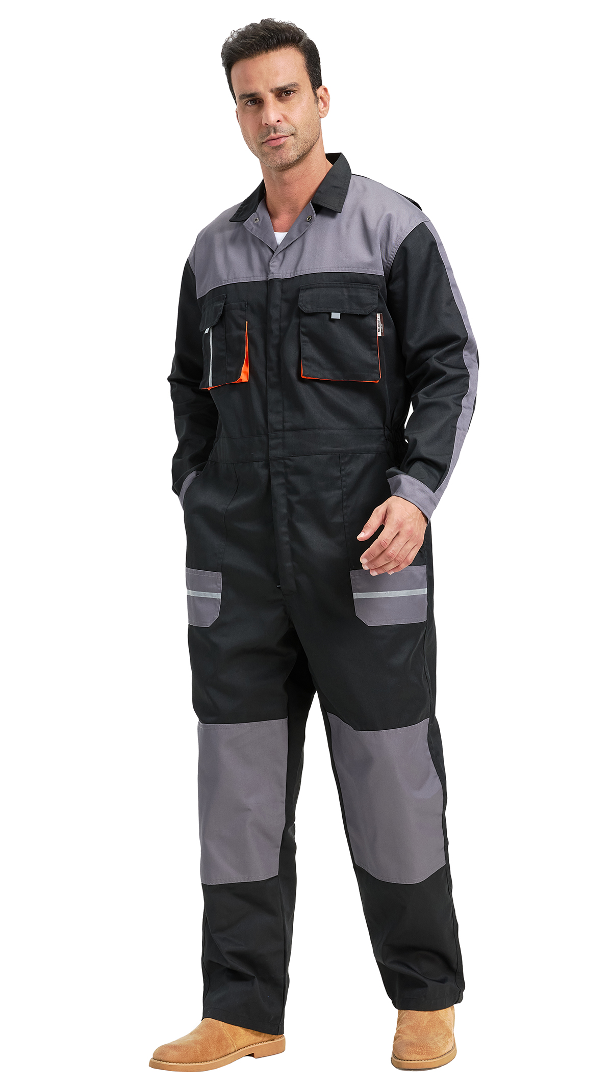 Amazon.com: Yukirtiq Men's Work Coveralls Multi Pockets Garage