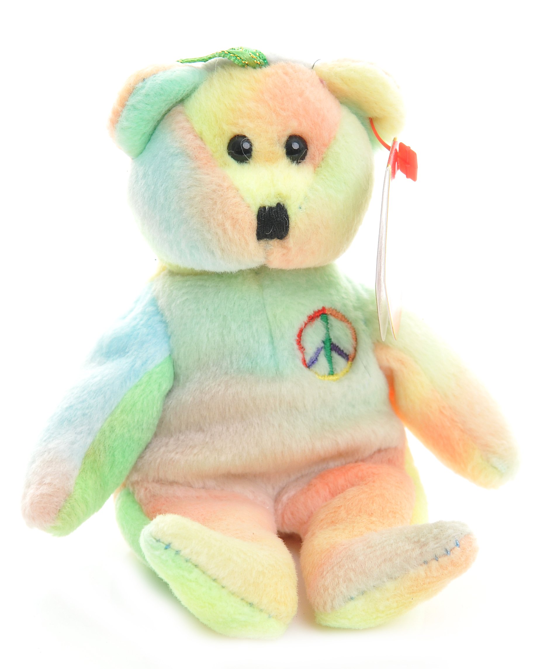 Ty BeaniesBeanie Babies Jingle Beanie Peace the Tye Dye Bear Beanie Buddy Plush