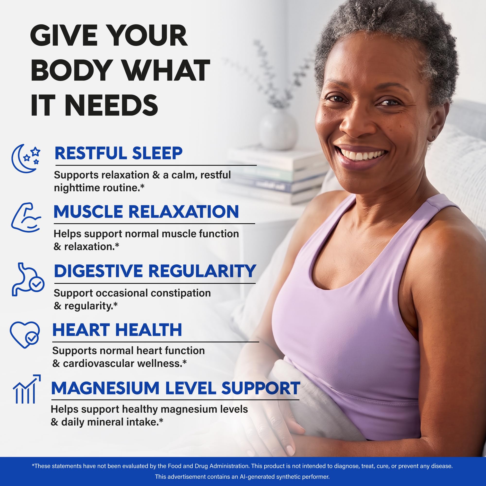 Magnesium Citrate Capsules 1000mg - High Absorption, 2 Month Supply — Amazon image 3