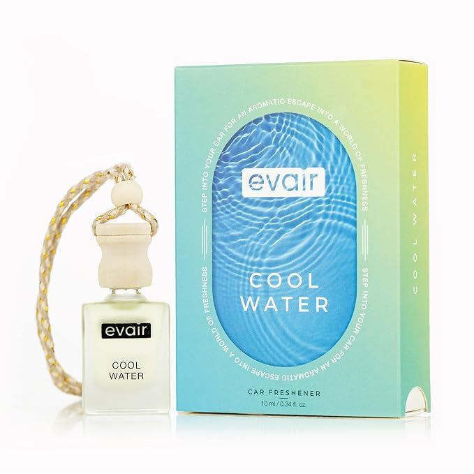 Evair Cool Water Car Air Freshener Hanging Car Perfume Premium Car