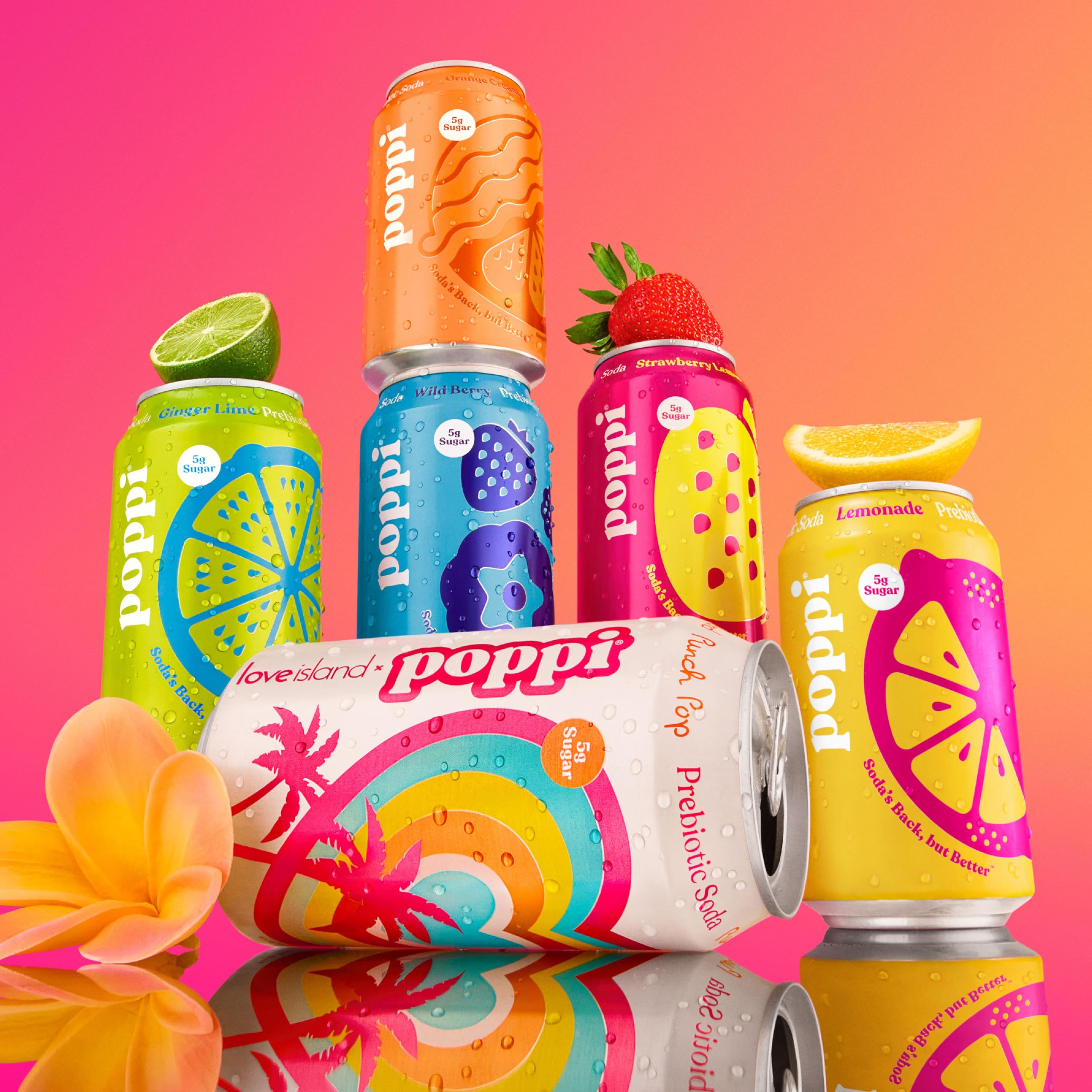 Amazon.com : Poppi Prebiotic Soda, Sparkling Water & Fruit Juice