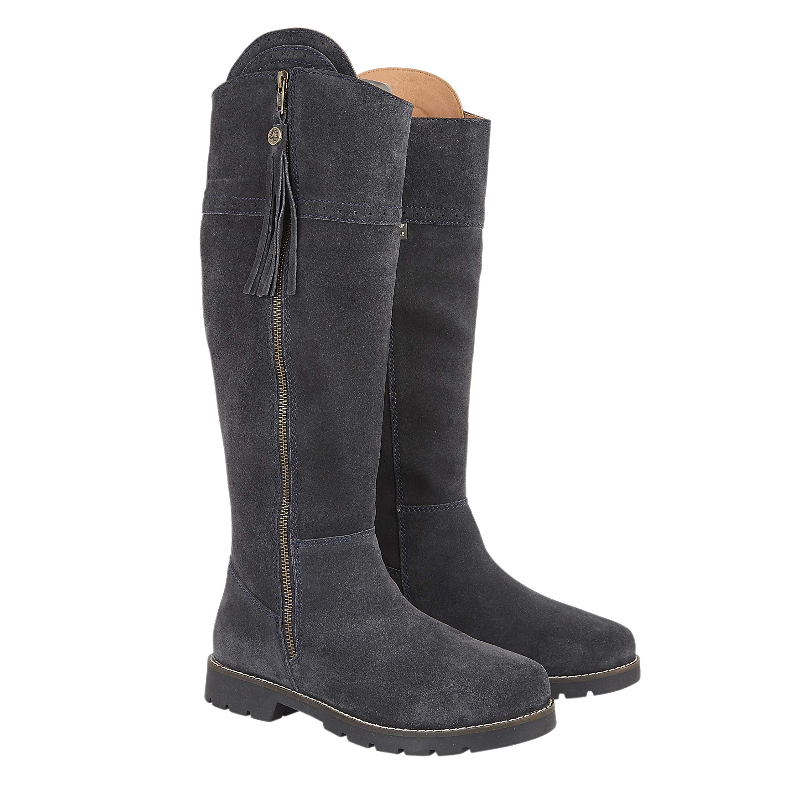 Cabotswood Elite Burleigh 2 Navy Waterproof and Breathable Full Height Country Zip Boot, Botas de equitación Mujer