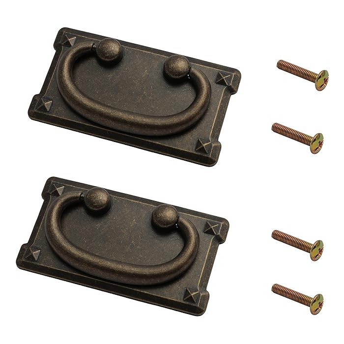 Buy Harmac House® 2 Pack Vintage Antique Bronze Drawer Ring Pull