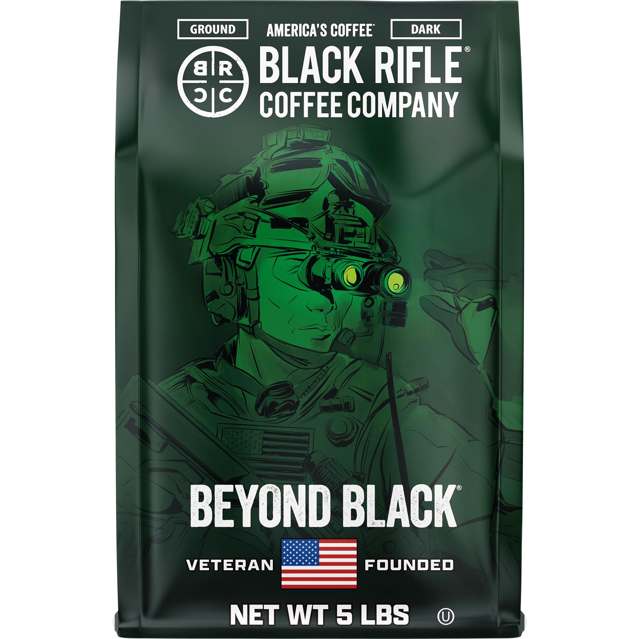 Amazon.com : Black Rifle Coffee Company Beyond Black, 5 lb Bag