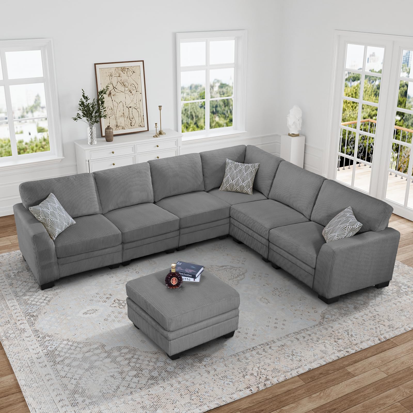 Legend Vansen Oversized Modular Sectional Sofa