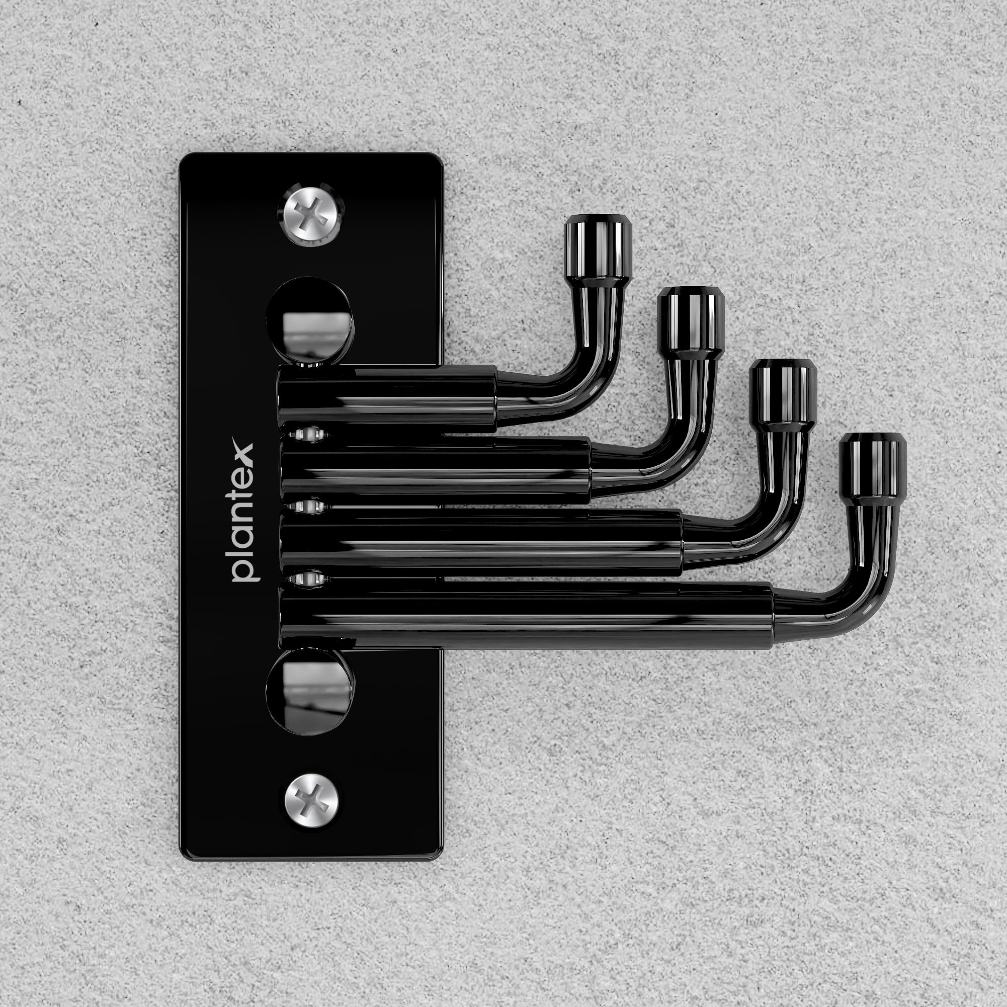 Plantex Flexible 4 Pin Stainless Steel Wall Hooks/Robe Hooks for Bathroom/Wall Hooks for Hanging Strong/Cloth Hanger - (Glossy Black) (B0D3H4BTK3) Amazon Price History, Amazon Price Tracker