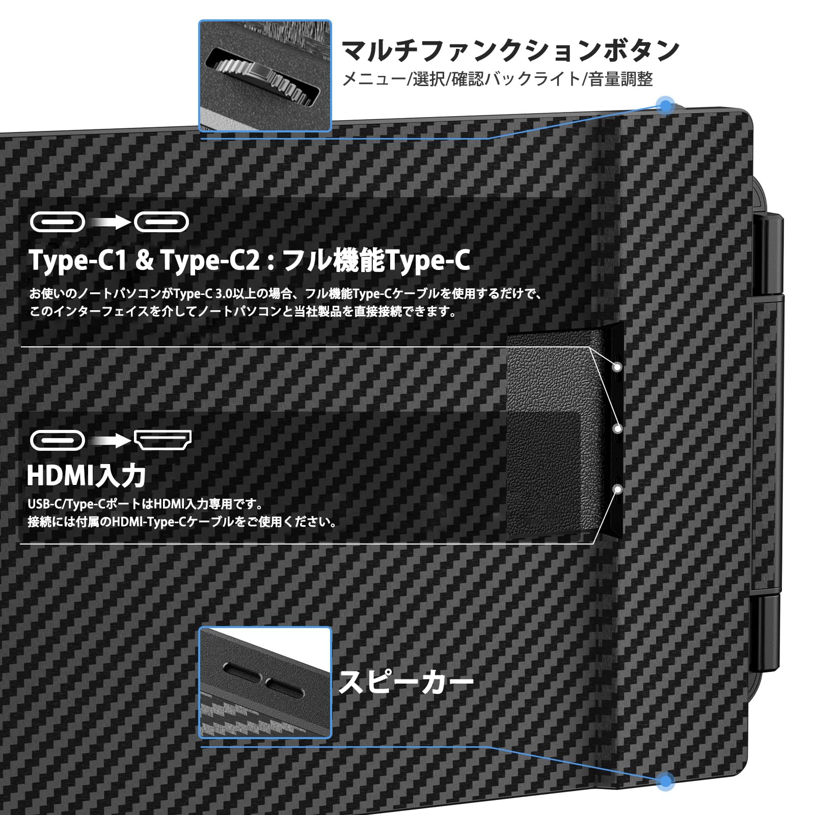 Amazon.co.jp: 14.2 インチ デュアルディスプレイ ダブルモニター 120