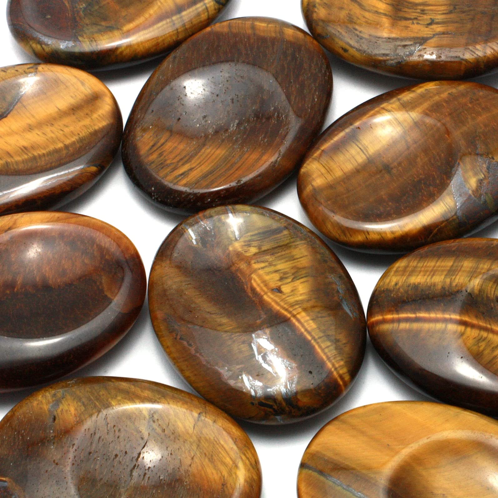CrystalAge Tiger Eye Thumb Stone