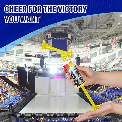 Miniatura 7 de Poen Bocina de aire reutilizable de mano ruidosa, bocina de aire portátil, cuerno de barco, oso, autodefensa, bocina de soplado, de plástico, para