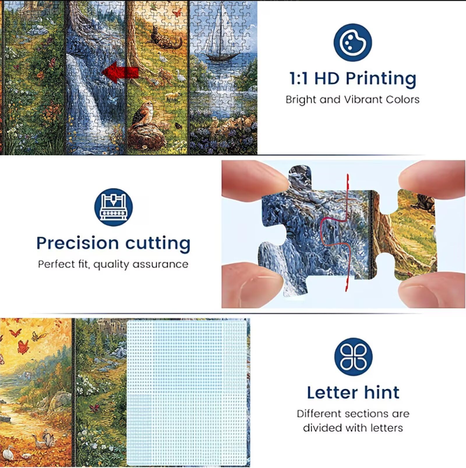 Puzzle 1000 elementów, abstrakcyjne drzewo (7), puzzle 1000 elementów dla dorosłych, klasyczne puzzle, trudne puzzle, drewniane puzzle do dekoracji bożonarodzeniowej, prezenty dla kobiet, dekoracja