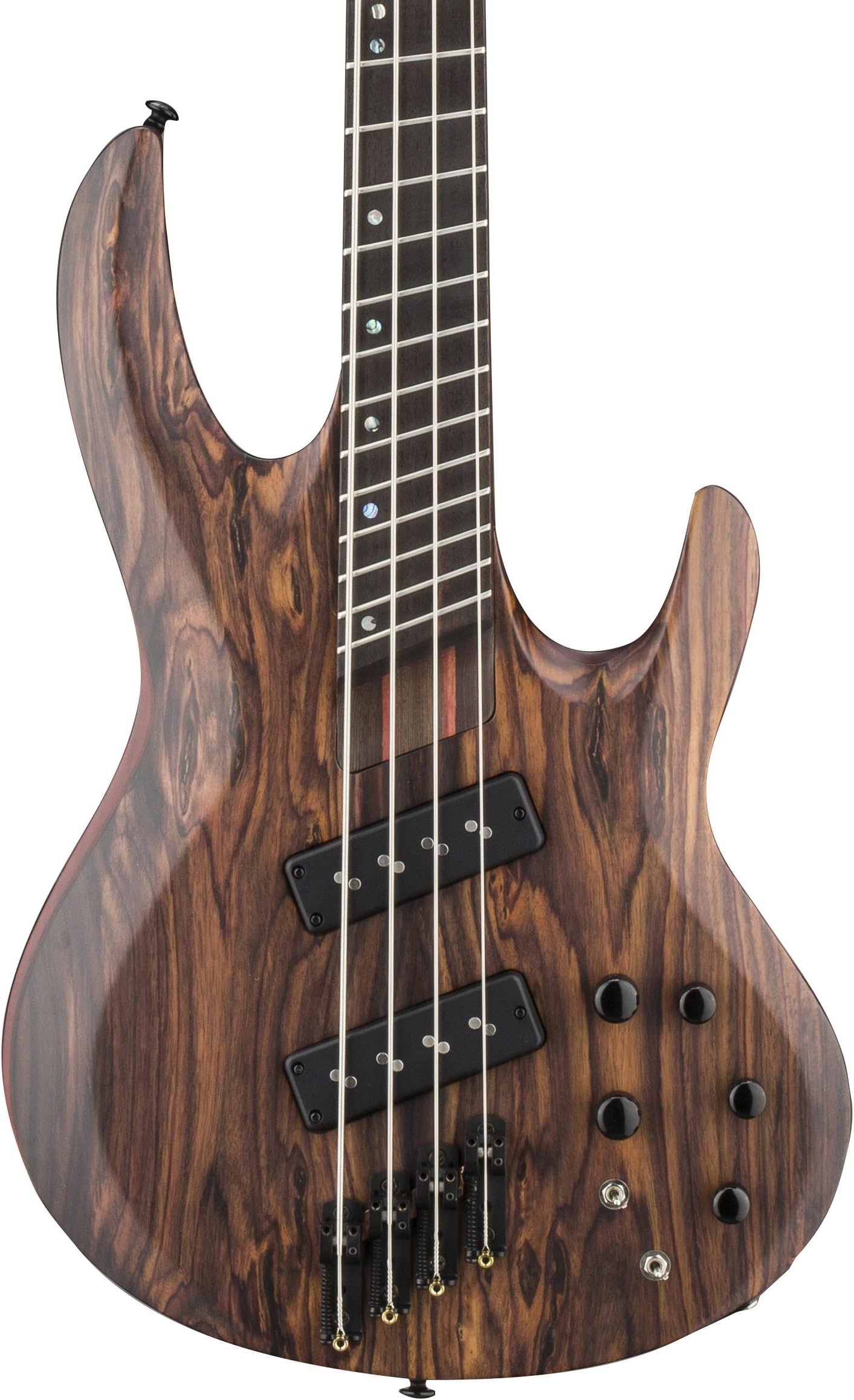 ESP LTD B-1004SE Multi-Scale Electric Bass Guitar, Natural Satin