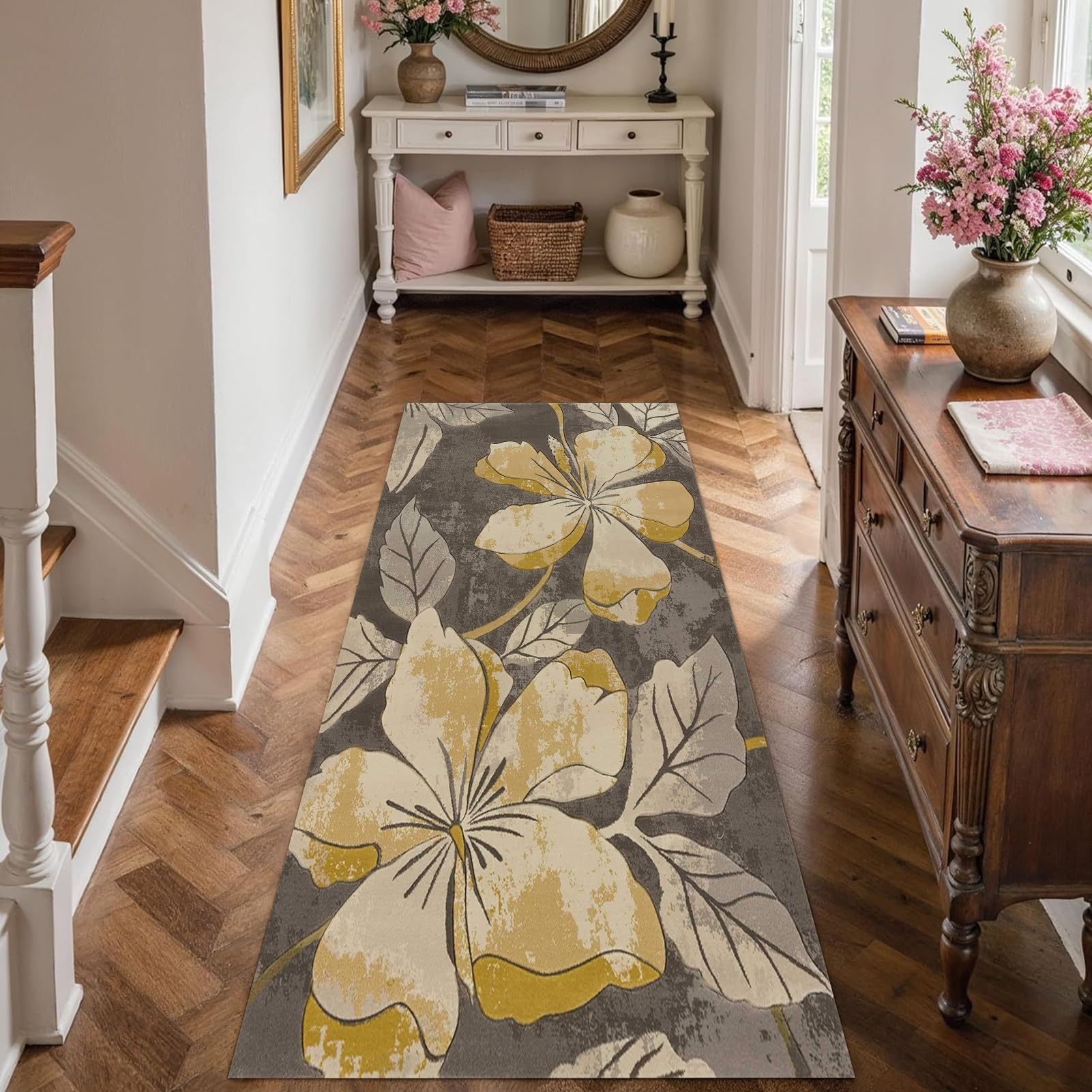 Tapis de passage cuisine couloir escaliers grand tapis sol 120x600cm