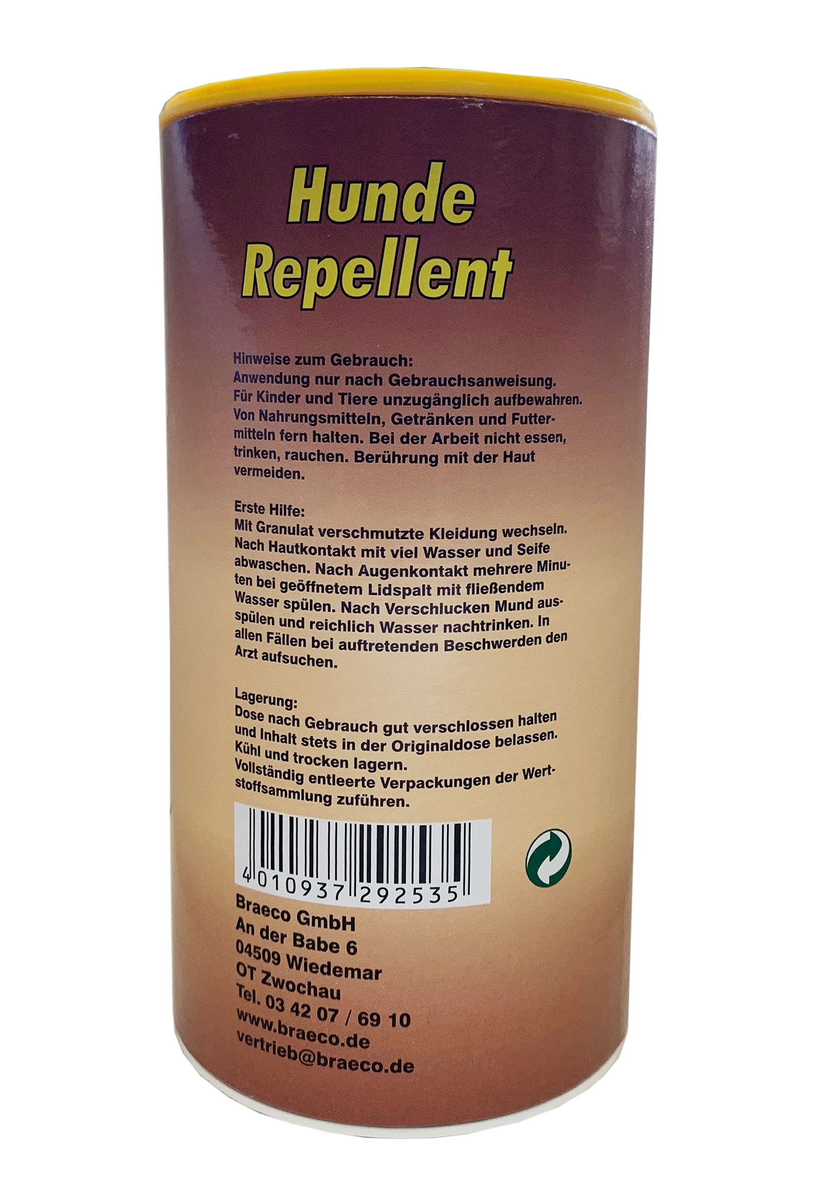 6 x Hunde Repellent 300g, Abwehrduft gegen Hunde, Hundeschreck, Hundeschutz