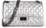 Gladdon Quilted Crossbody Bags for Women Ladies Shoulder Purses with Chain Strap Stylish Clutch Purse | Stylish Shoulder Purse,Quilted Pattern,Structured bag,Chain Strap,Spacious Enough,Casual and Dressy Outfits,Any Occasion