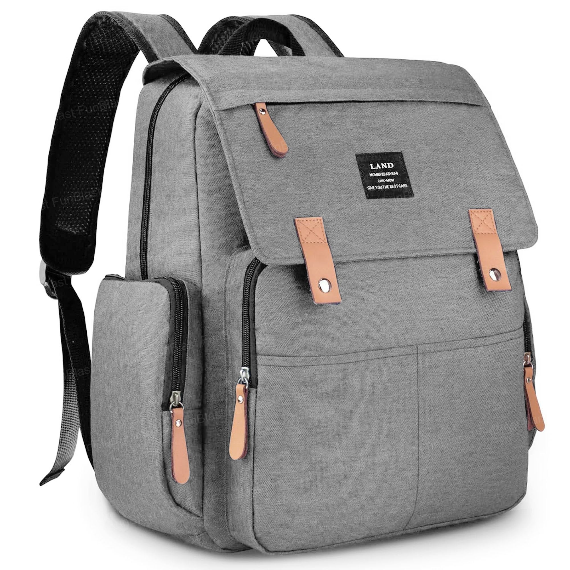 FunBlast Mother Bag, Baby Diaper Bags for Mom for Travel, Diaper Bag Backpack Multi-Function Large Capacity Diaper Bag, Travel Mommy Diaper Bag with Multiple Pockets-picture-18