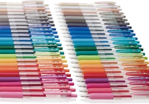Miniatura 3 de Zebra Sarasa Push Clip Gel Ink Pen - 0.020 in - Juego de 10 colores